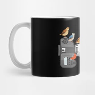 Bird On Long Lens Camera Mug